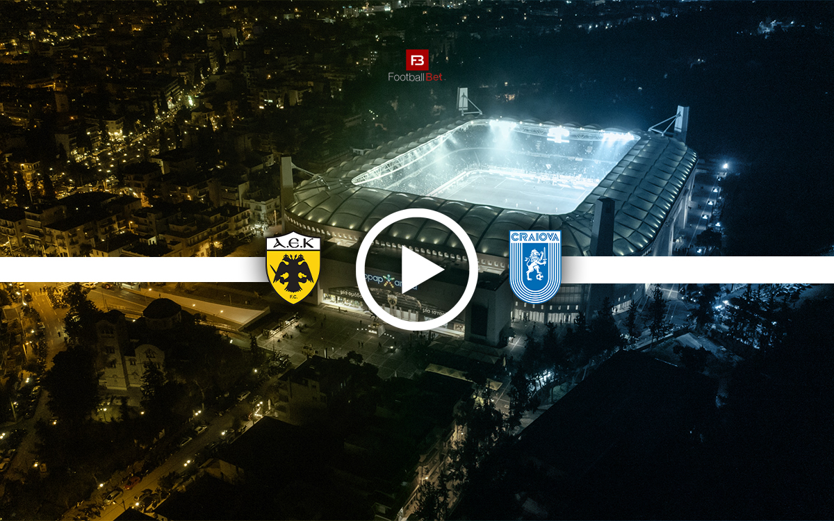 ΑΕΚ - Κραϊόβα: Σε ποιο κανάλι θα δεις τον αγώνα δωρεάν (18/12)