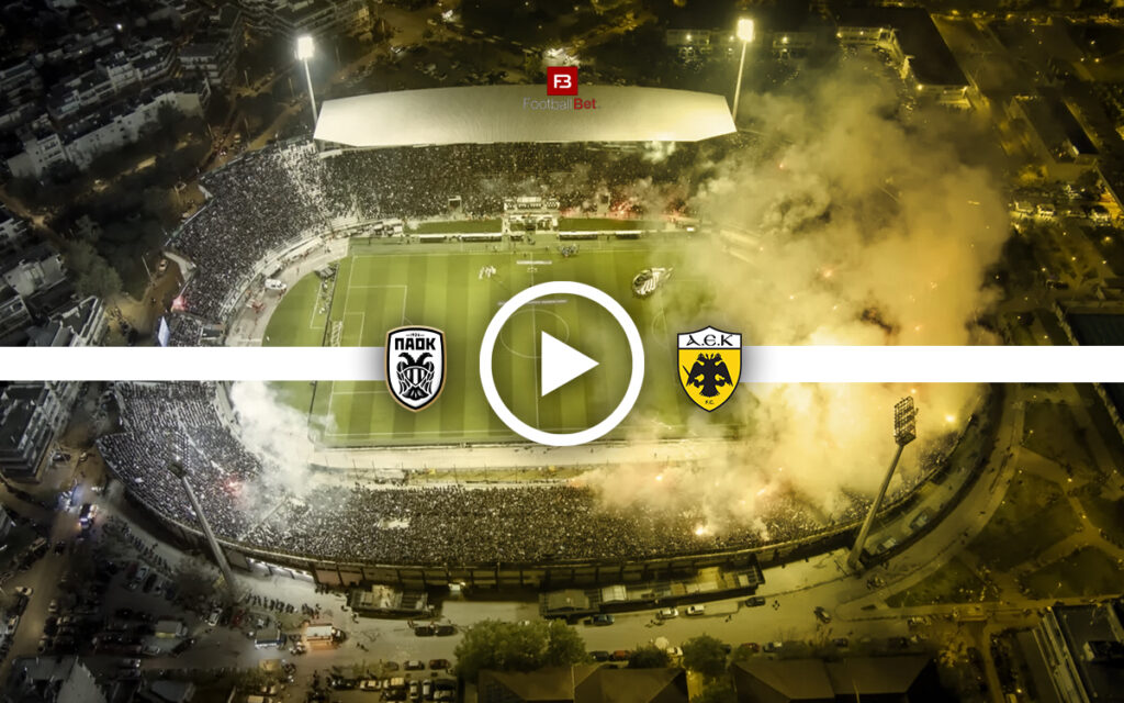 ΠΑΟΚ - ΑΕΚ ▶️ Κανάλι και Live streaming (15/2)